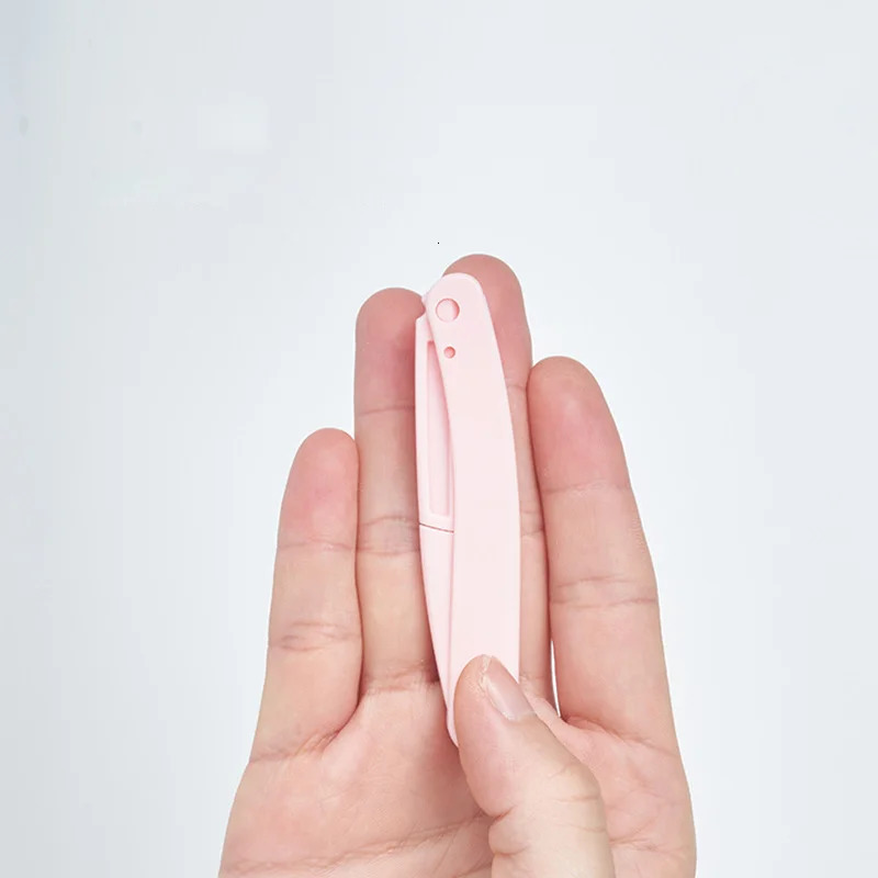 3PCS Portable Eyebrow Trimmer Safe Shaper Foldable Razor Blade Womens Makeup Tools 250516