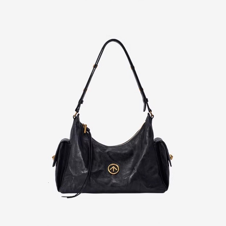 Free Shipping Designer Bag 2025 Year New Toast Hobo Bag Vegetable Tanned Sheepskin Commuting Armpit Single Shoulder Diagonal Soft Bag