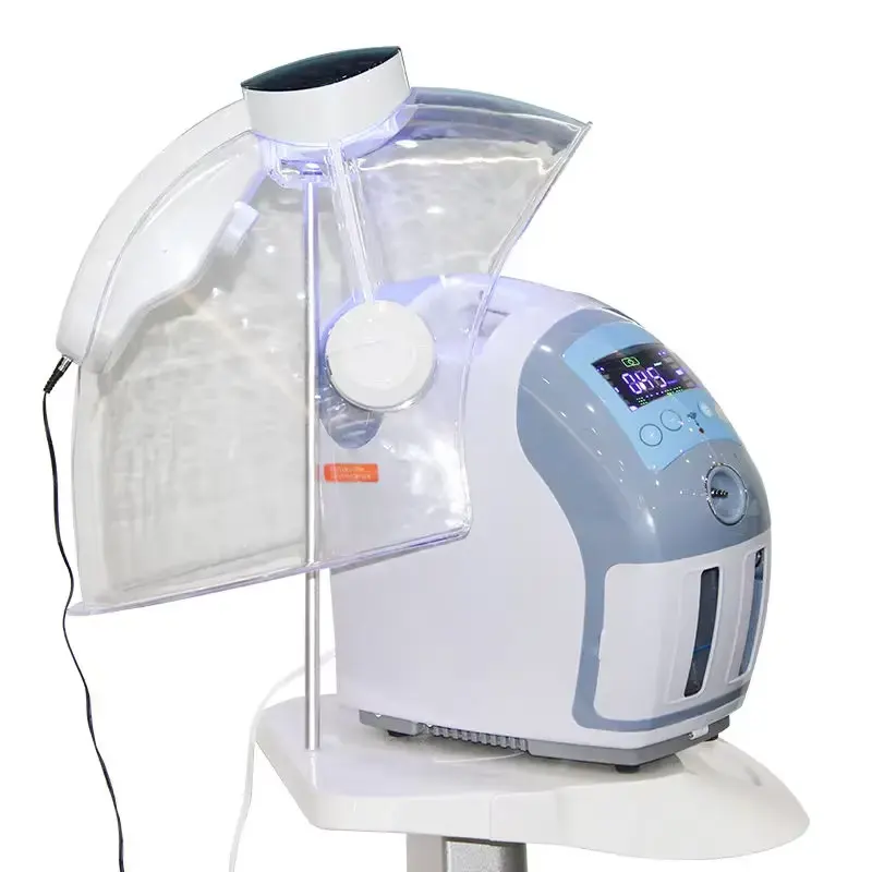 O2toDerm Skin Rejuvenation Hyperbaric Oxygen Facial Care Mask Skin Care Oxygen Jet with Oxygen Sprayer O2 to Derm with Oxygen Dome Facial Therapy Mach