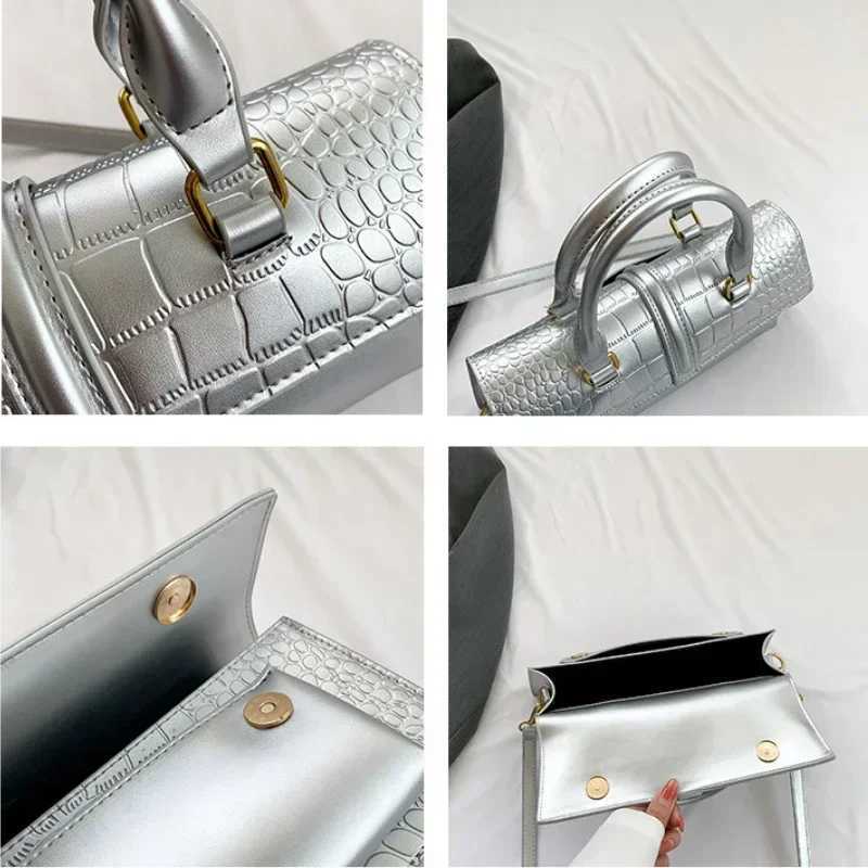 Fashion Ladies Shoulder Bag 2025 New Purses and Handbags High Quality PU Stone Pattern Crossbody Bag for Women Underarm Clutch Bag Y250528
