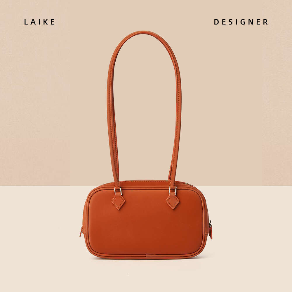 Korean Style Niche Handbag 2024 New Genuine Leather Women's Satin Cowhide Casual Large Capacity Shoulder Crossbody Bag for Women