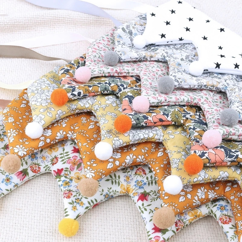 Pure Cotton Baby Birthday Crown Hat Soft Adjustable Empty Top Headband for born Pography Props Cap Party Bonnet 250528