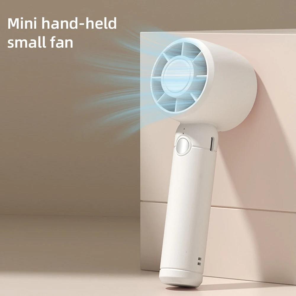 2025 USB Mini Fan Rechargeable Mini Fan Portable Handheld Cooling Fan for Office Travel outdoor camping 250523