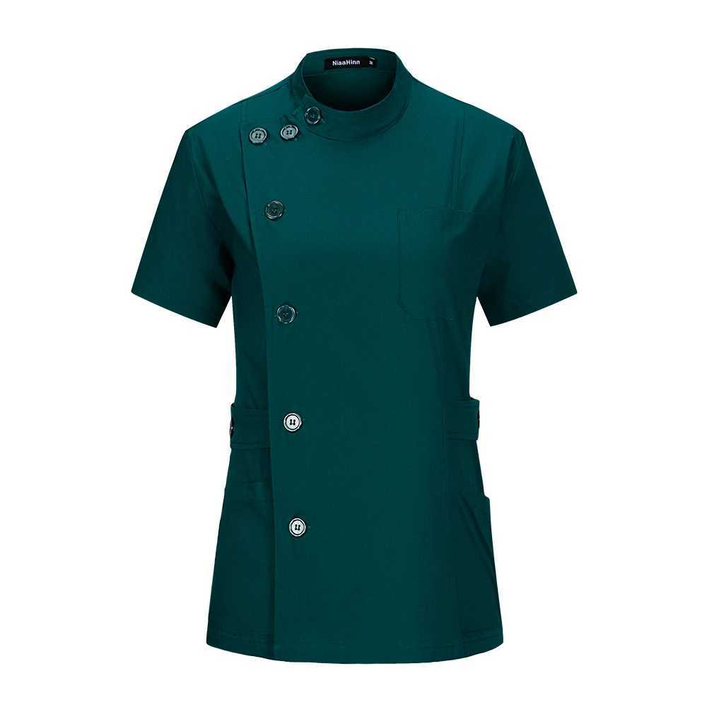 Nurse Scrubs Tops Women Workwear Beauty Sn Work Clothes Spa Uniform Scrub Shirt Surgical Tops Clinic Uniform Dentist Overalls X250528
