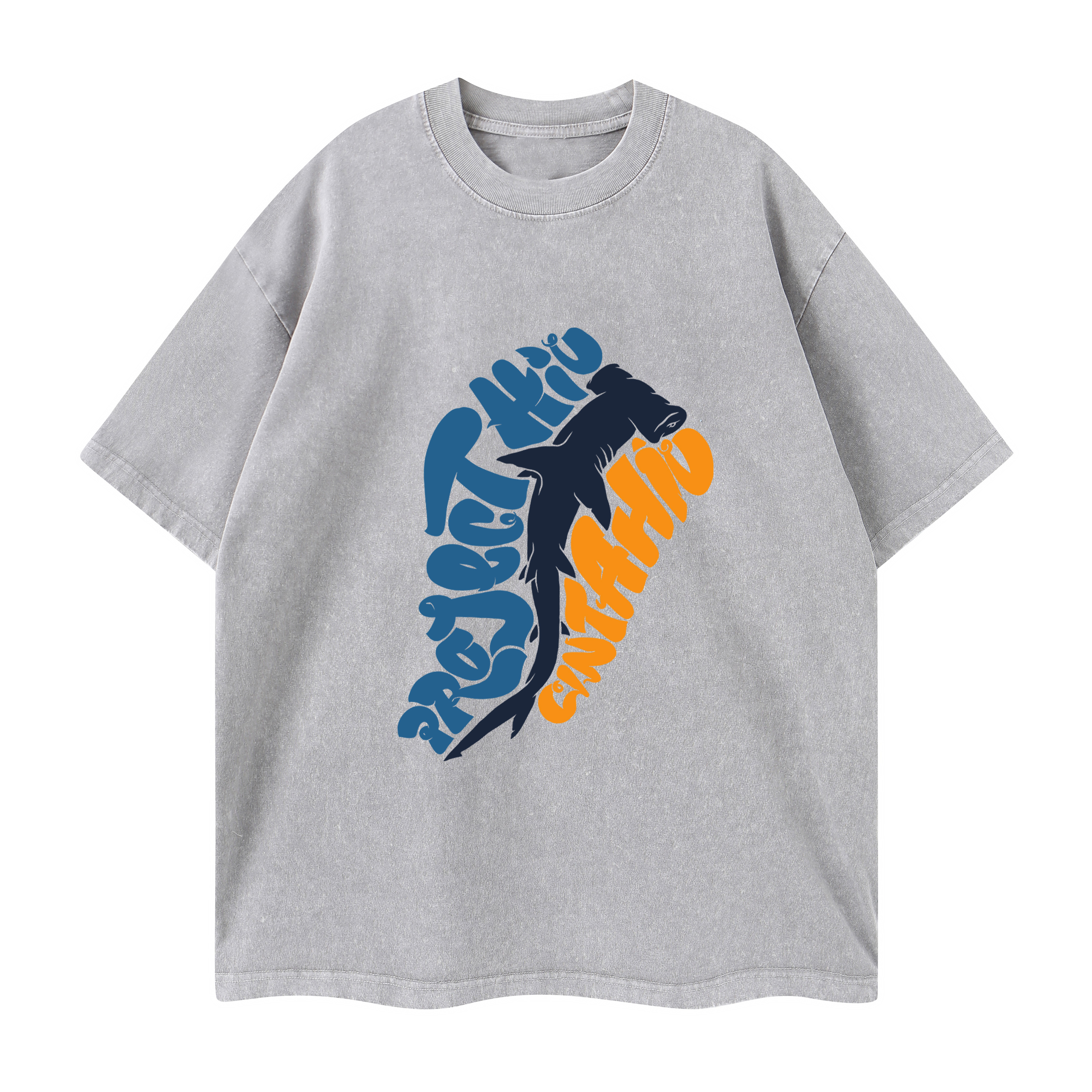T-shirt men's top designer cotton T-shirt Hammerhead shark II short sleeved clothing high-quality fashionable T-shirt