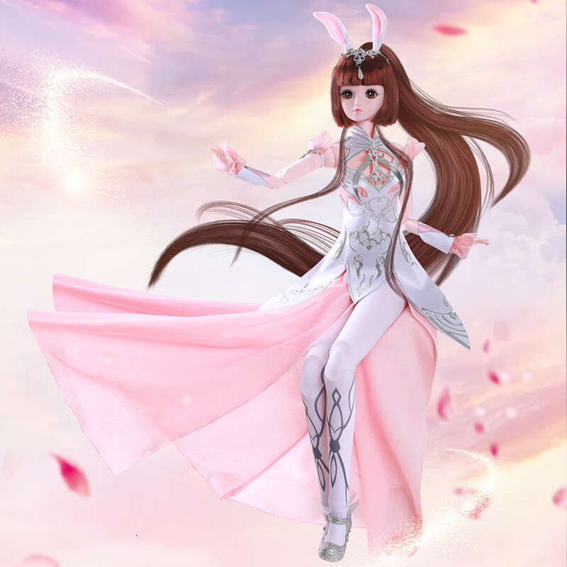 80cm Extra Large Five-Year-Old Xiao Wu Princess Doll Children's Toy Set Girl's Birthday Gift