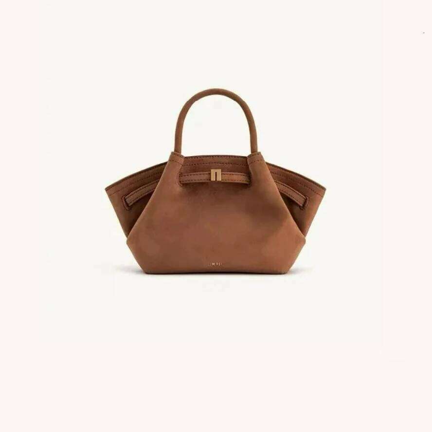 Hot Ins Handbag Brand Designer Fashion Simple Pure Color Classic Retro Large Capacity Versatile Women's Hand Bag