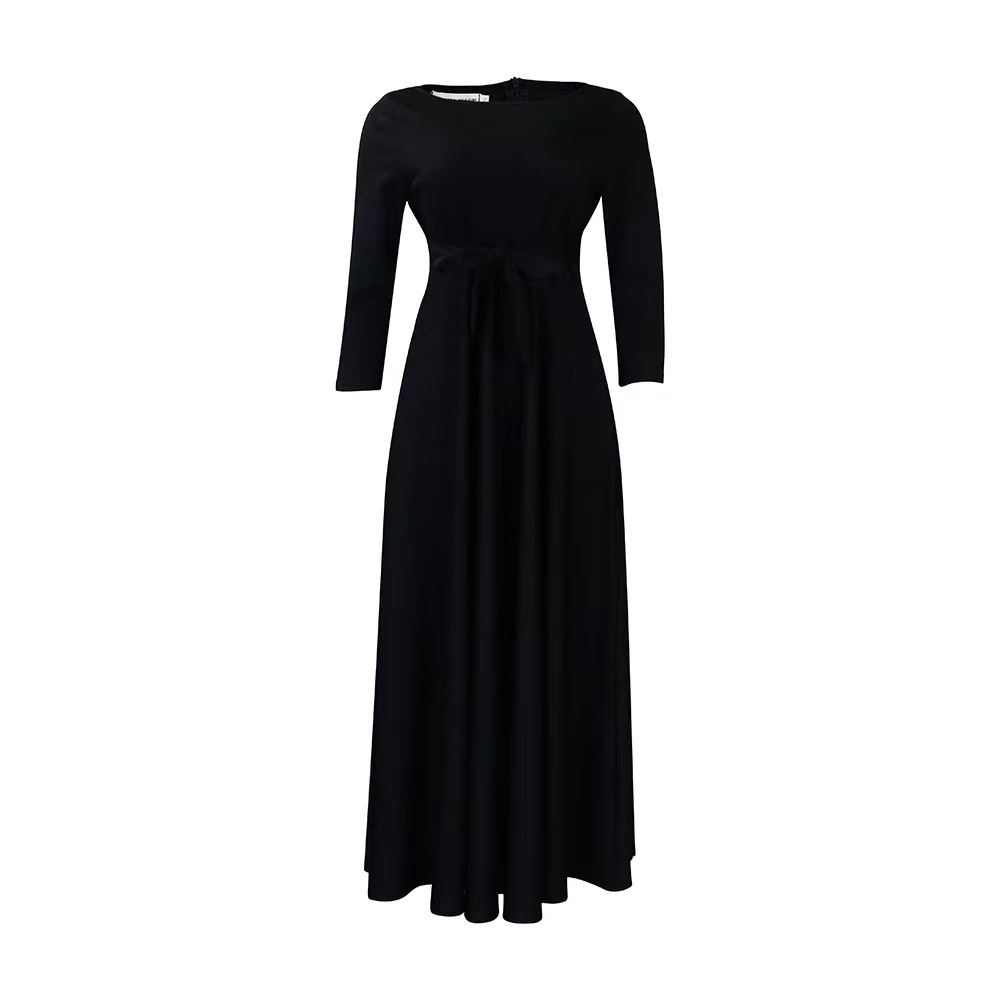 plus size dresses womens dresses new spring summer fashion temperament tie waist large size long dresses short dresses