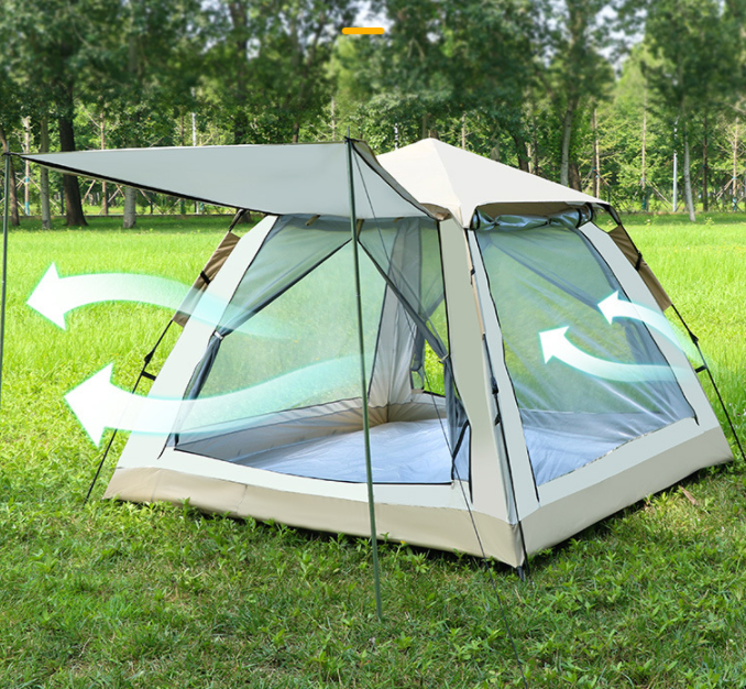 2026 New Spring Quick Open Four-Person Family Camping outdoor Tent Shipping Free