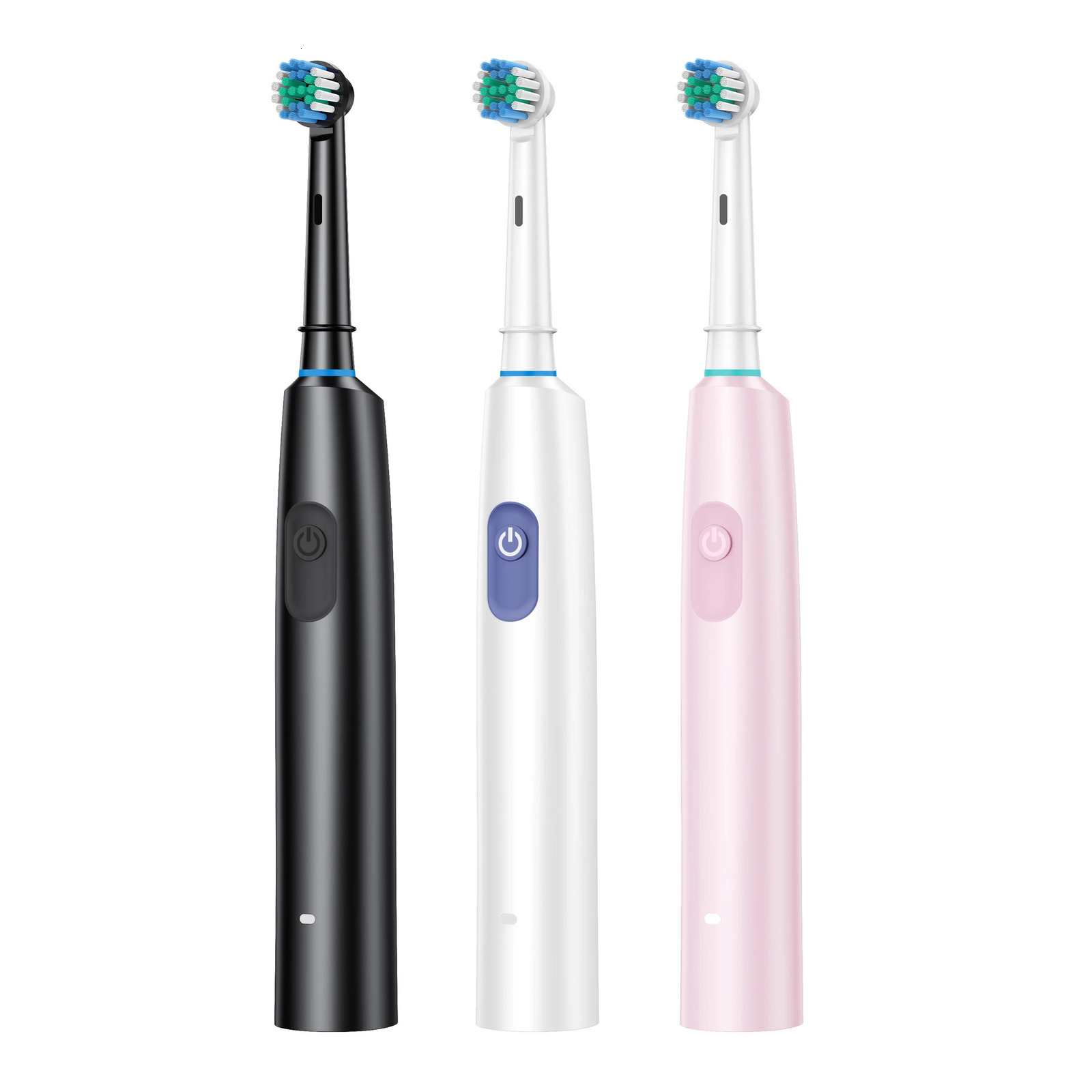 2002 Rotating electric toothbrush 2025 Adult Timer Brush 6 Mode USB Charger Rechargeable Tooth Brushes Replacement Heads Set 250519