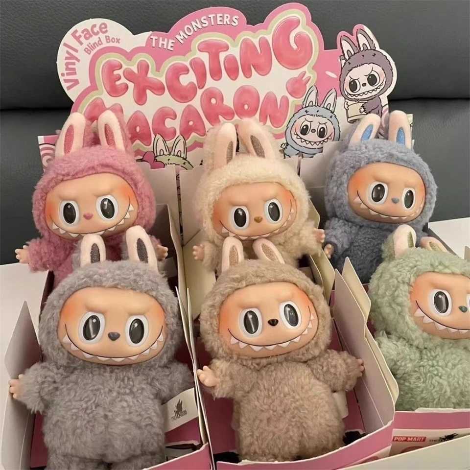Hot The Monsters Have A Seat Series Labubu Vinyl Plush Doll Blind Box Toy Action Figure Anime Model Mystery Box Gift Collection X250528