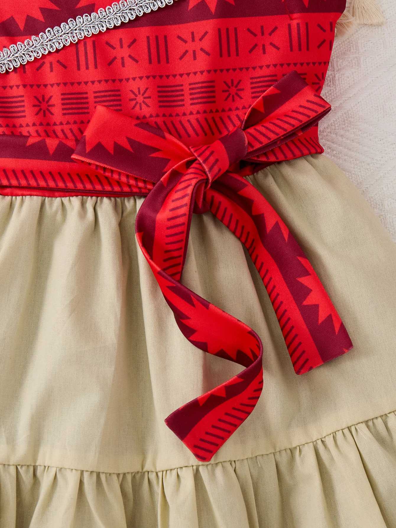 Childrens Dresses Moana Costume Barbi White Snow Sling Short Sleeve Girls Casual Dresses Princess Dress Carnival Party Gifts X250528