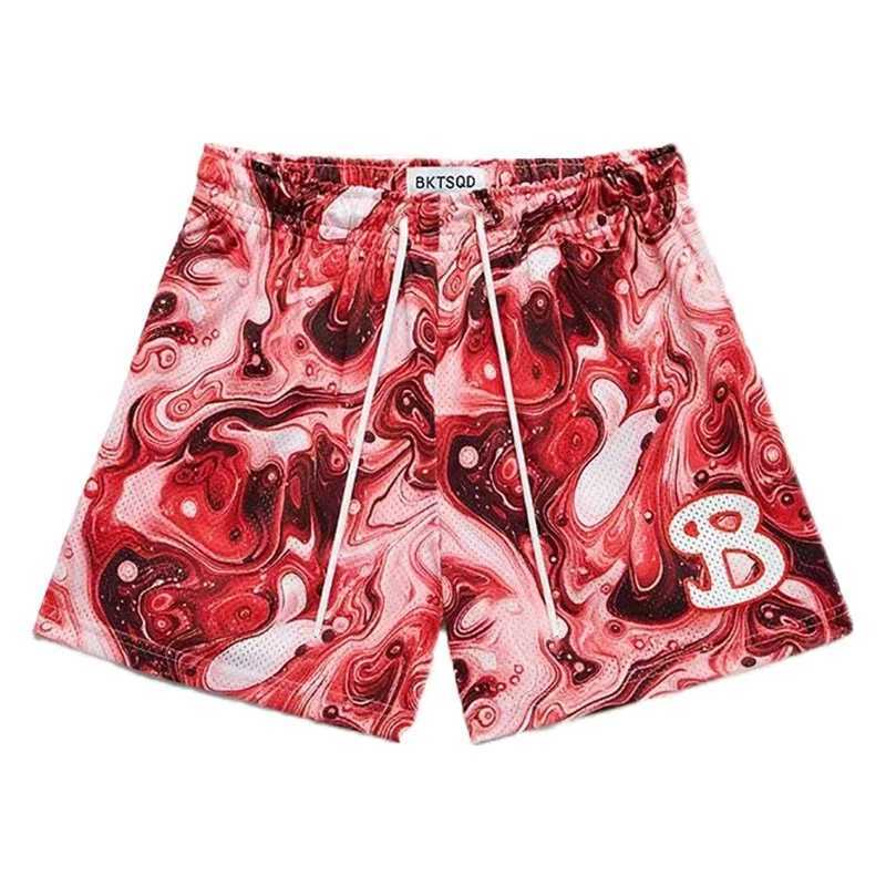 2025 BKTSQD NEW Summer Mesh Basketball Shorts Men sweatpants Quick Drying Loose Sports Shorts Casual Trendy Running Beach Shorts X2505281