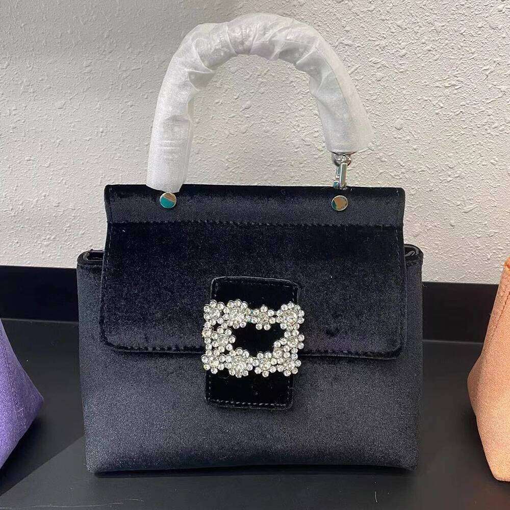 Dias Designer Veet Handbags Metallic Handle Shoulder Crossbody Bags For Women Elegant Evening Bag Clutch