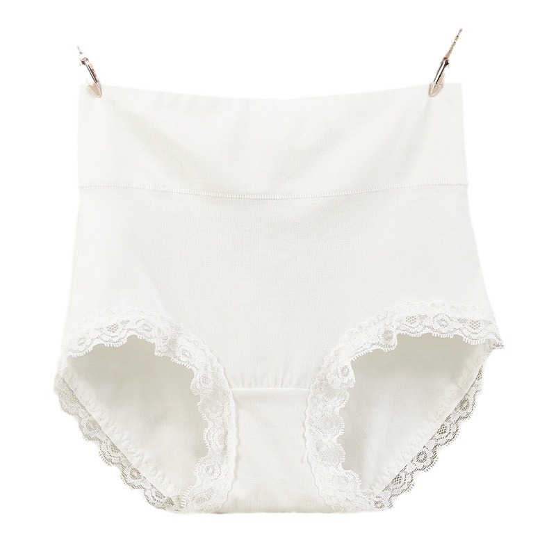 High quality cotton high waist ladies underwear plus size comfortable breathable belly hip