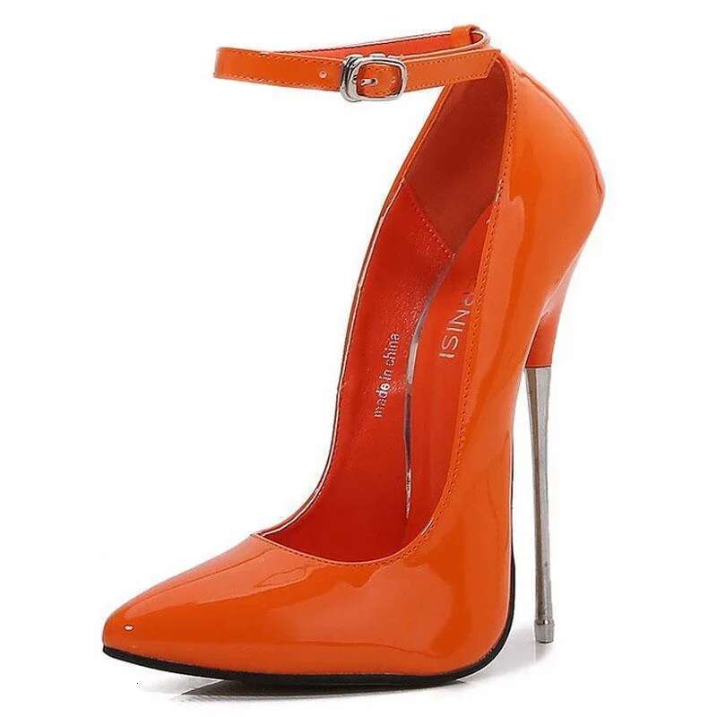 Metal High Heel Shoes Women Pumps for Nightclub Evening Party Wedding Banquet Princess Model Catwalk Show Cross Dressing