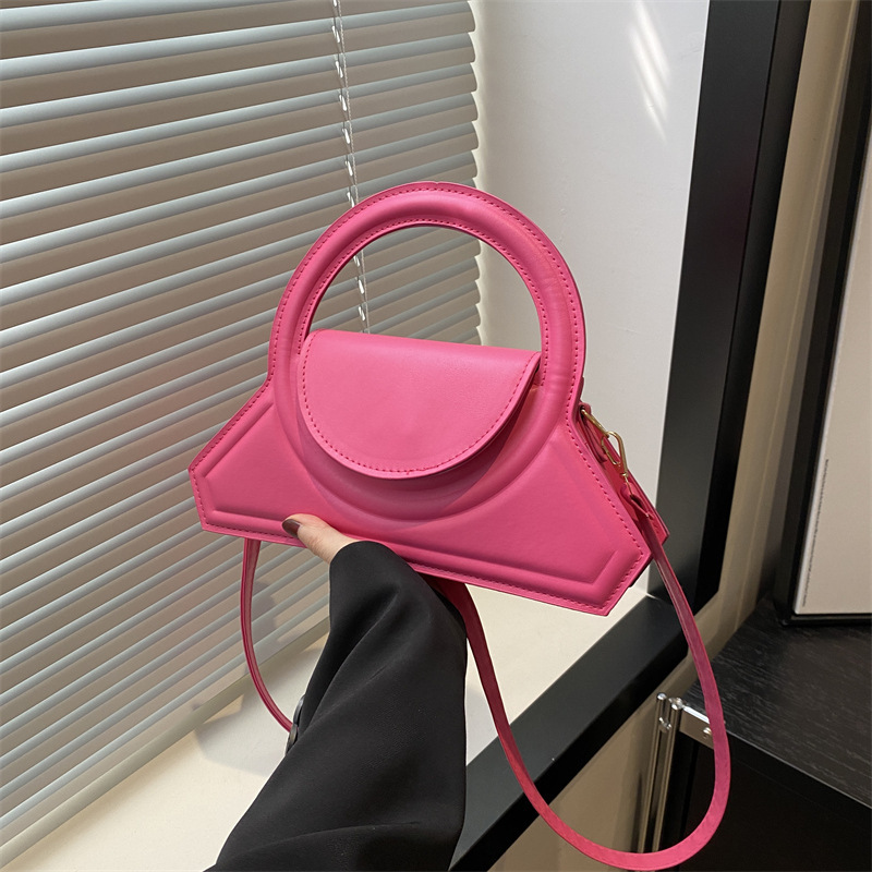 Top Brand High Quality New Style Fashion Ring Handbag Small Square Bag 2024 New Shoulder Crossbody Bag Commuter Women's Bag Trend New Free Delive