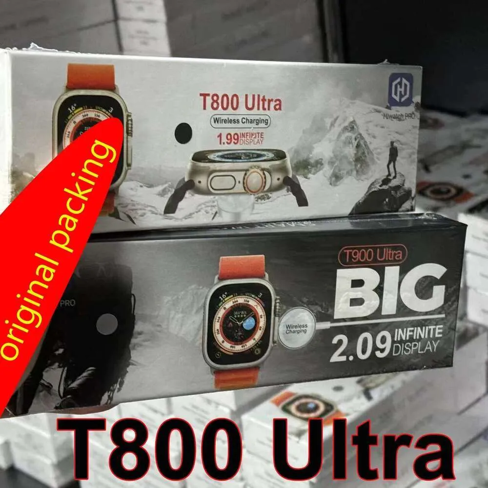 New T800 Smart Watch 49mm Men Women GPS Track Bluetooth Call BT Music NFC Bluetooth Call Fiess Tracker Heart Rate Wireless Charging Smartwatch 2025