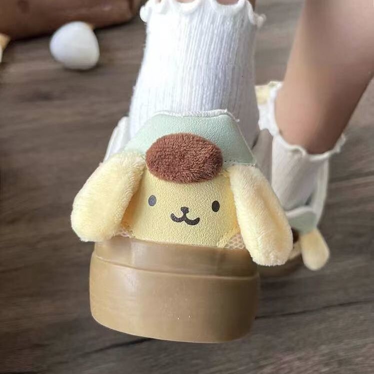 2025 Designer casual shoes Bread Girl Thick Sole Tongue Niche Design Appearance Junior High School Student Versatile Cute Pudding Dog Shoes