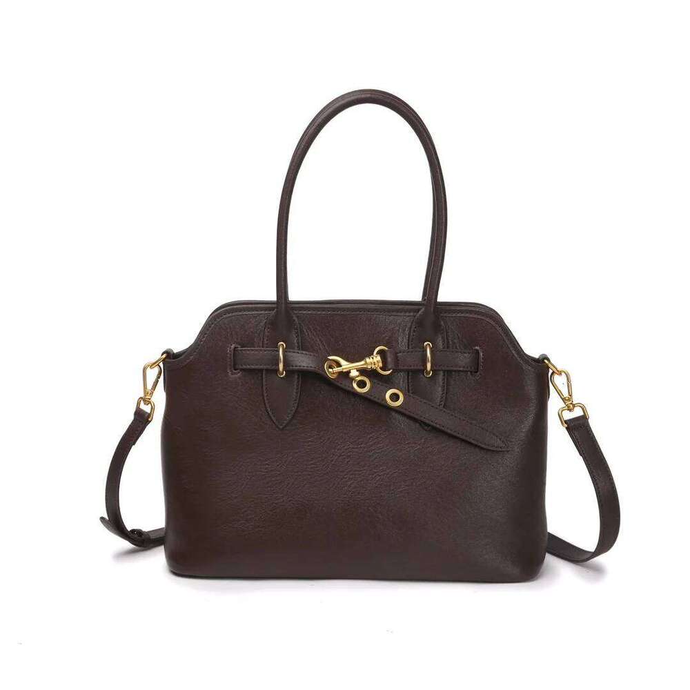 genuine leather large tote female shoulder crossbody bags designer hand bag for women brown black coffe handbag