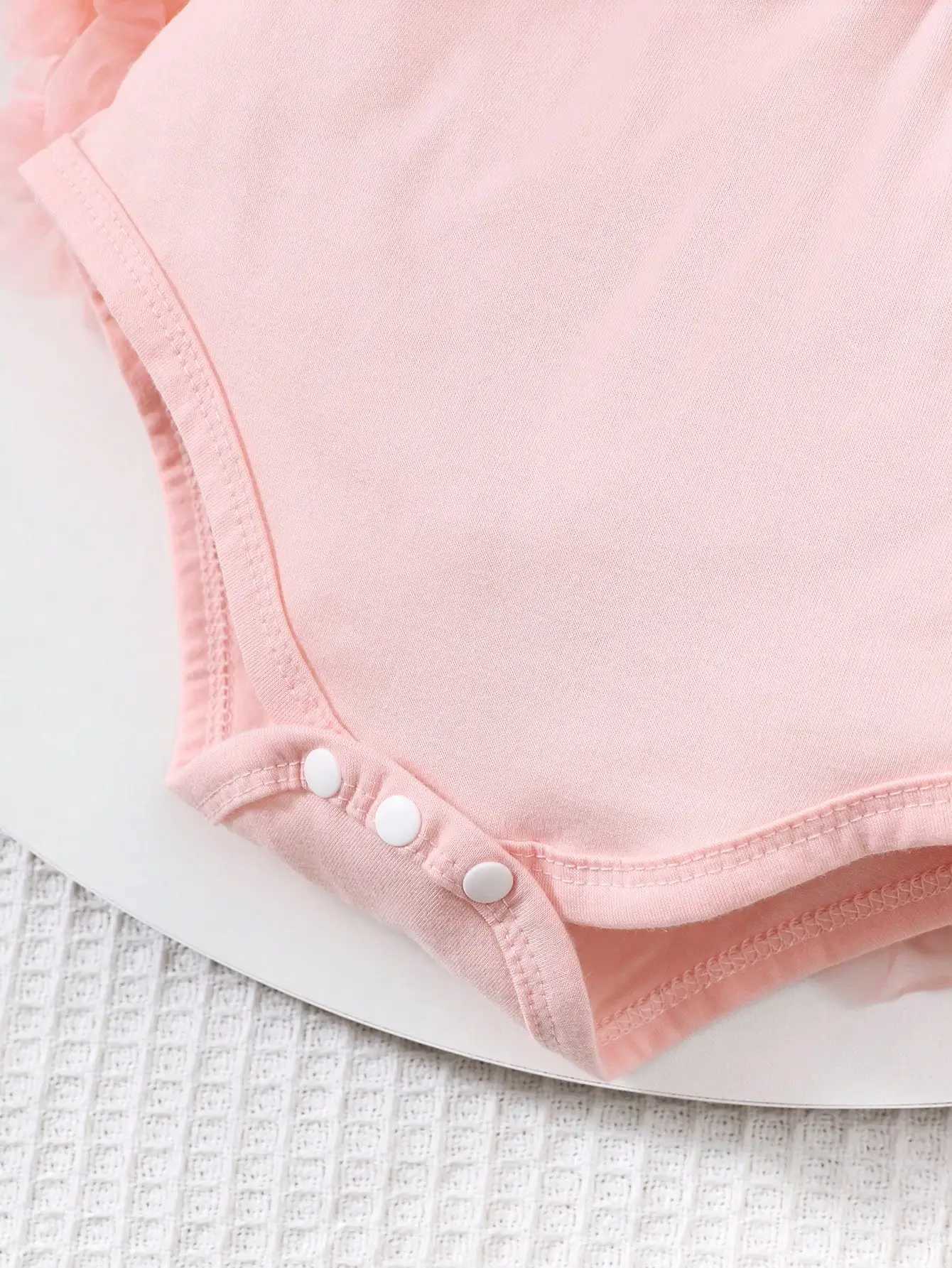 Baby Summer Bow Mesh Casual Cute Comfortable One Piece Dress X250528