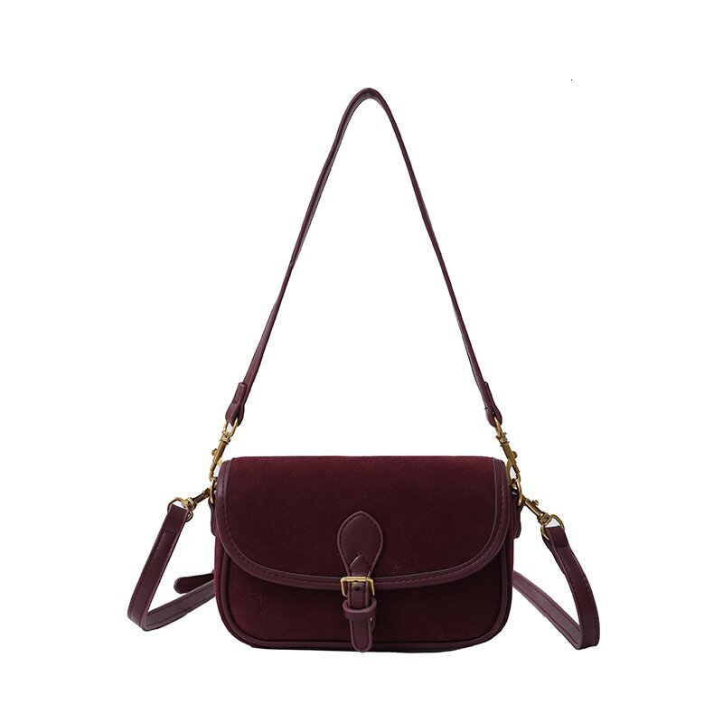 2025 New Women's Bag, New Underarm Women's Fashion Multi functional Niche Shoulder Bag Work Commuter Crossbody Bag Solid Color Retro Style D