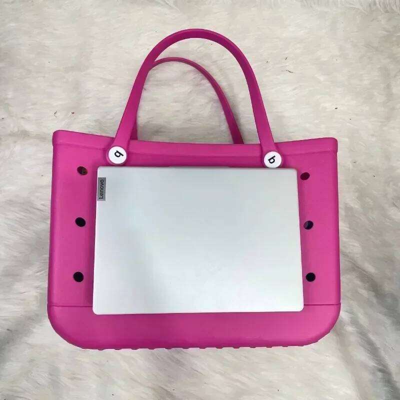 Design Bag XL Extra Large EVA Rubber Waterproof Beach Travel Picnic Storage Basket Women Shopping Handbag Sac Jelly Tote Bag Brand Bag