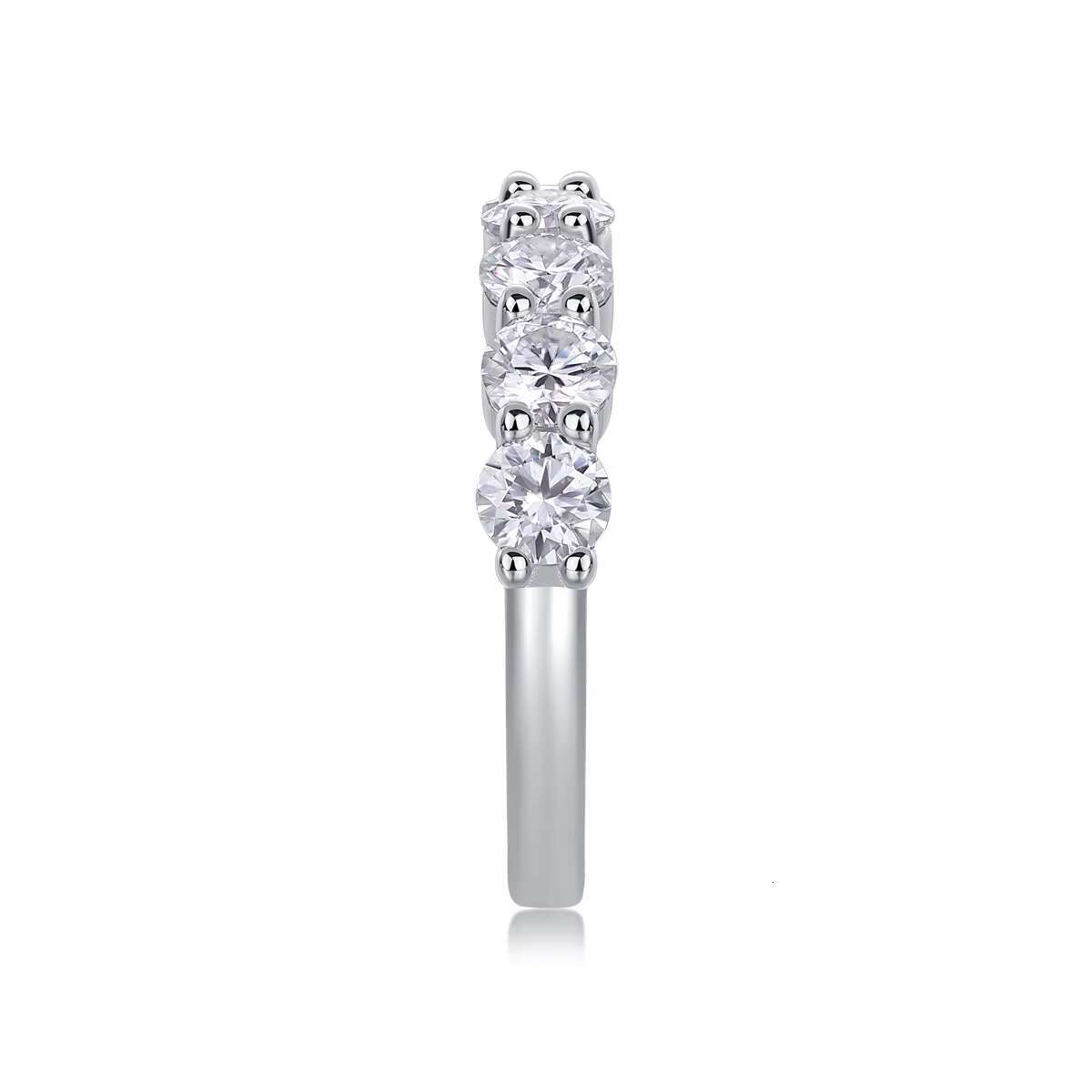 Wholesale Moissanite Eternity Ring Love Rings 925 Sterling Silver VVS D White Gold GRA Certified Moissanite Diamond Jewelry Ring