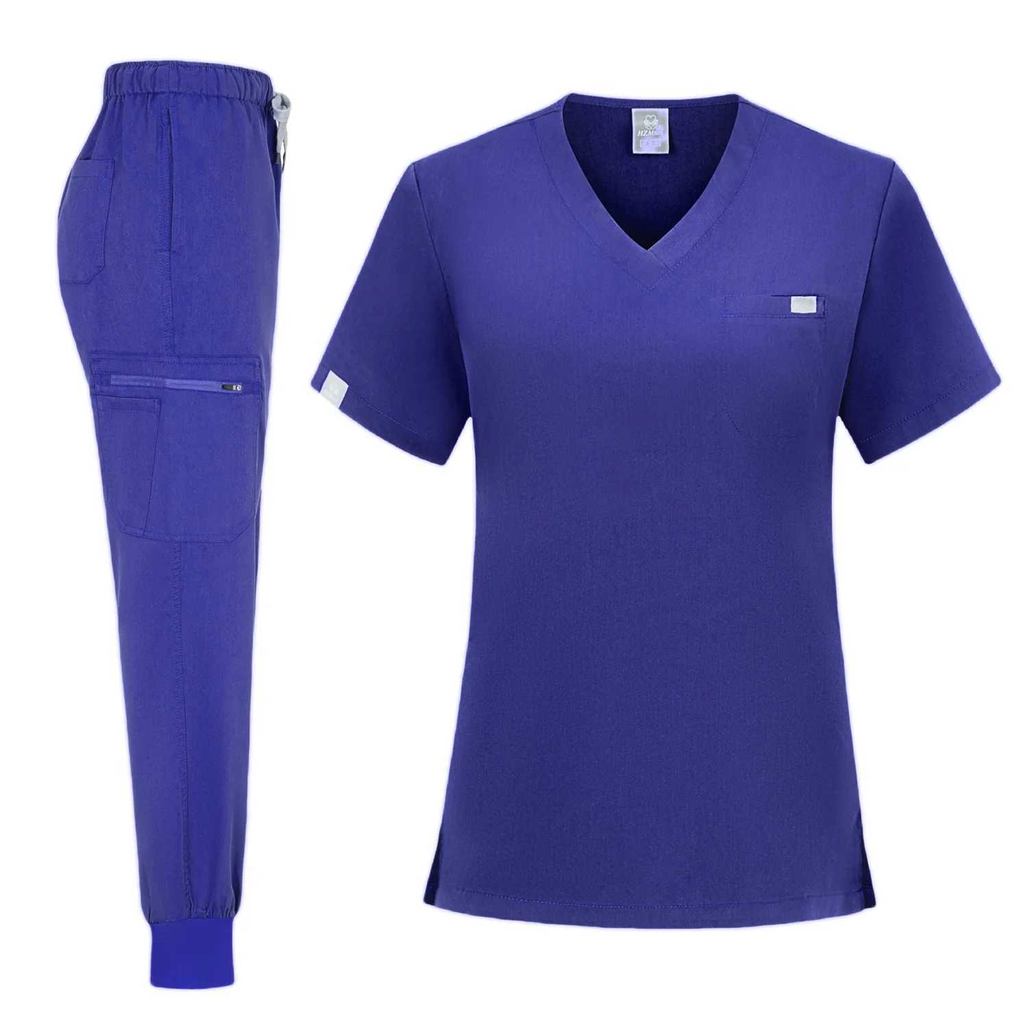 Trs Fashionable Design Womens Scrub Nursing Set Beautiful Spa Sn Uniform for Women Unisex Fabric Overalls for Operating Room X250528