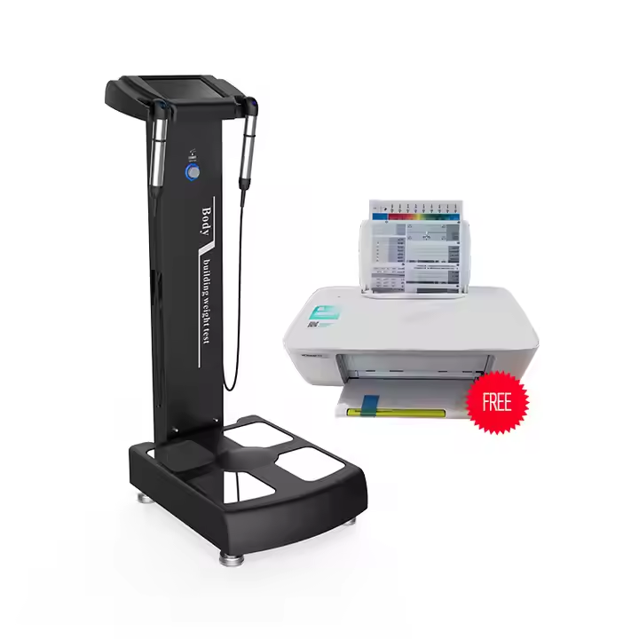 Body Bio Fat Composition Analyzer With Printer Human Comprehensive Health Care Fat Muscle Test Device