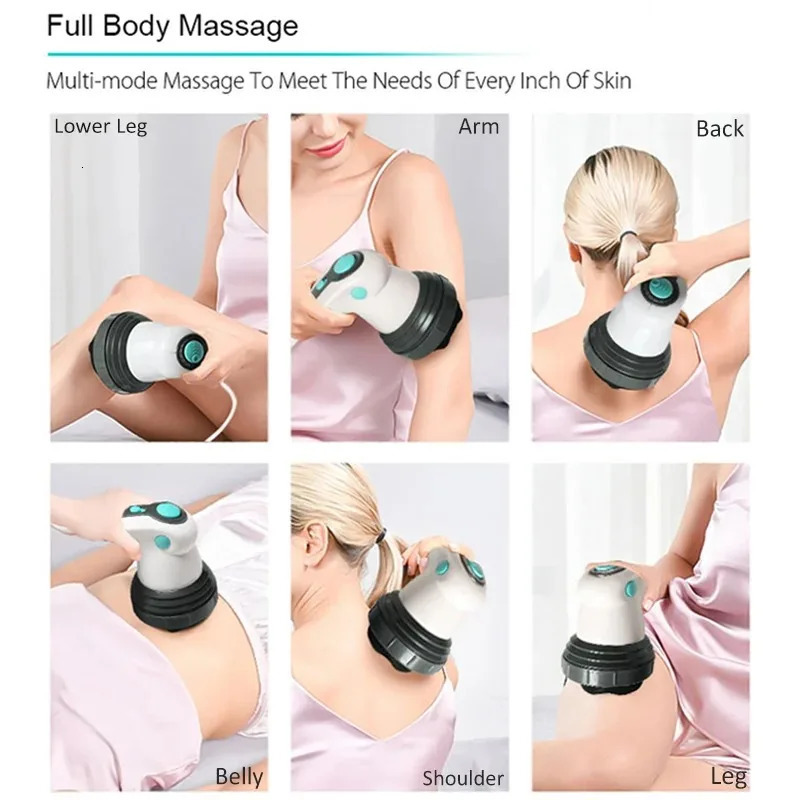 Electric Body Slimming Massager Handheld Infrared Massage Anti Cellulite Massager for Arm Leg Hip Belly Fat Remover 250519