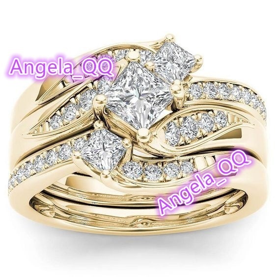 New Arrivals Fashion Luxury Diamond Rings Women Jewelry Engagement Wedding Ring Jewellery
