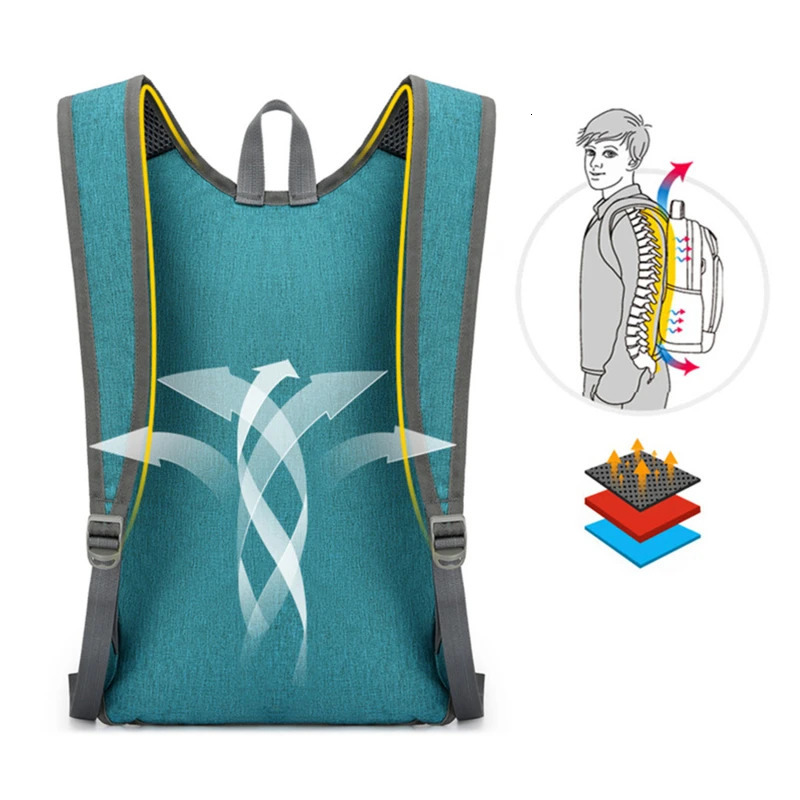 20L Portable Foldable Backpack Men Women Ultralight Casual Folding Bag Outdoor Climbing Cycling Hiking Knapsack Travel Daypack 250522