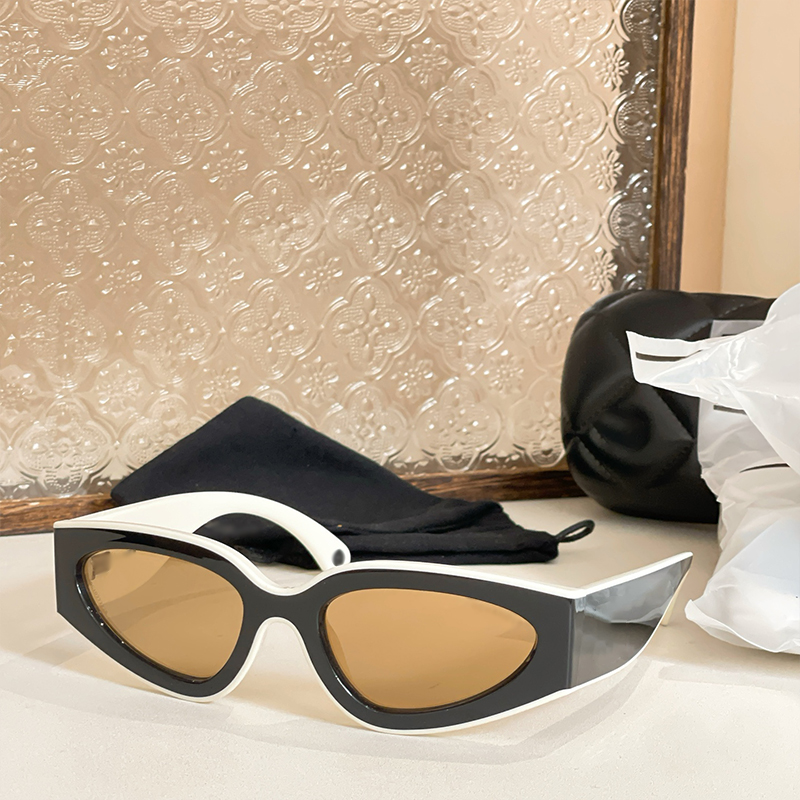 Luxury sunglasses men and women outdoor sports protection style 6056 electroplated sunglasses original box