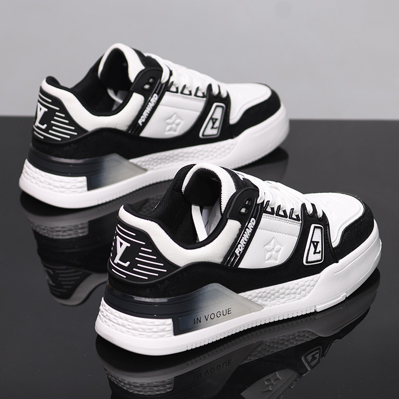 New Men Fashion Low Top Casual Sneakers Height Increasing Breathable board shoe All Season Wear