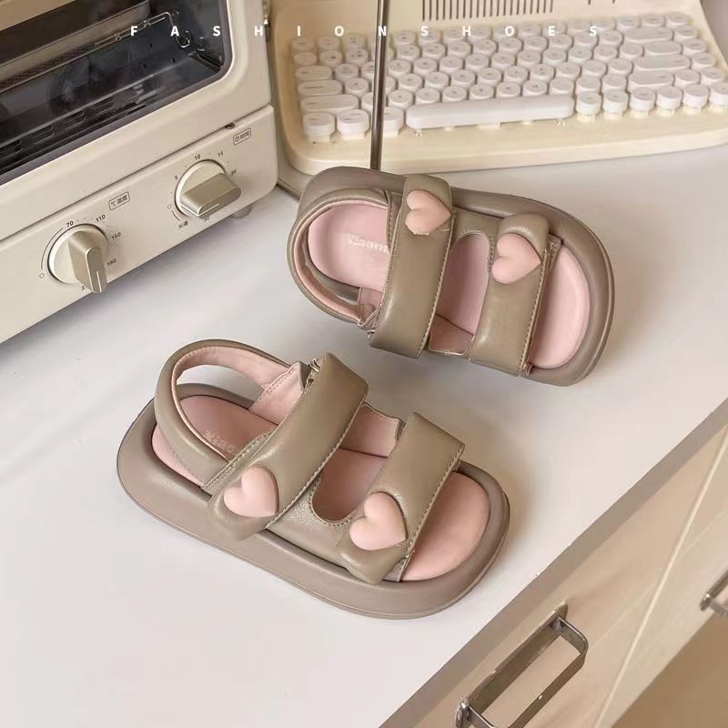 Children Casual Sandals for Girls Summer Toddler Designer Shoes Kidsnest Soft Bottom Non-slip Princess Kids Beach Shoes Slippers Sizes US9C-US5Y K0696