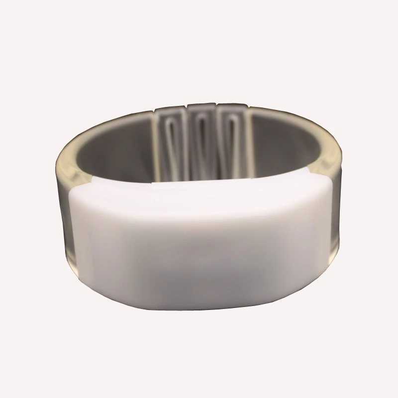 LED DMX TPU Wristbands Renk Deitiren LED Beyaz Silikon Bileklikler RGB Naylon Bilezikler Parti Etkinlii iin 50 Adet/Lot W250528