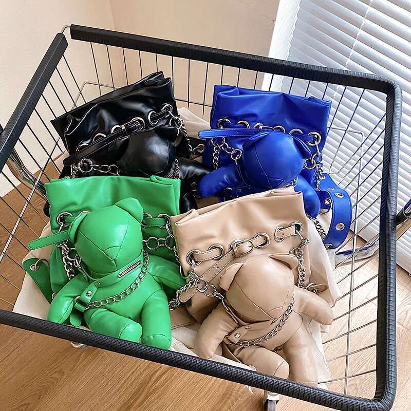 Hot Selling Fashion Bear Shoulder Bags For Women Brand Messenger Purses And Handbags Designer Satchel New Crossbody Bag