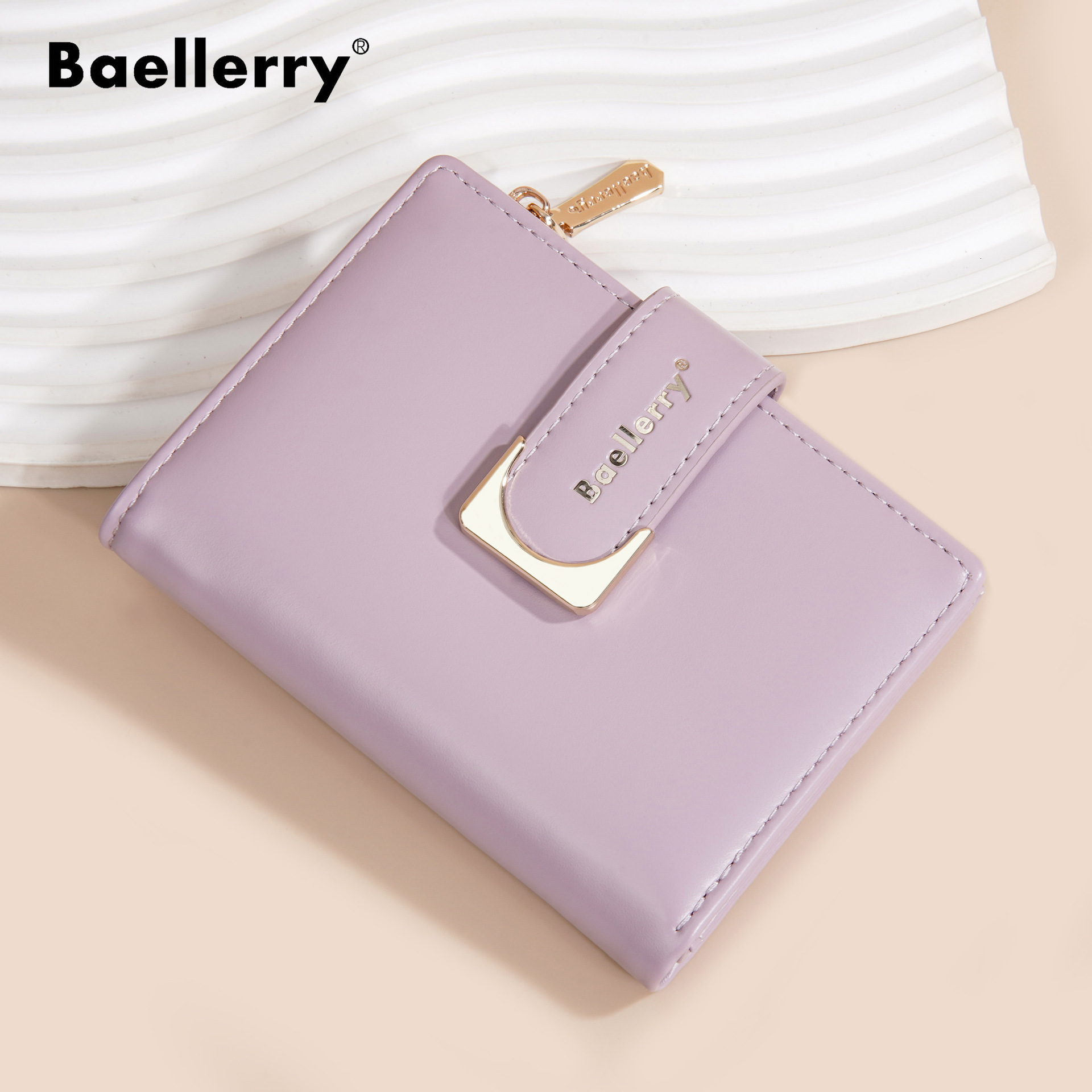 Free Shipping Designer Women's Wallet Fashion Ins Exquisite Short Buckle Multi Slot Change Bag Card Bag Wallet High-quality ID Card Bag