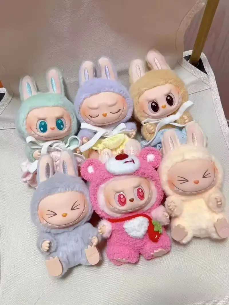 New Reissue Labubu Anime Figure The Monsters Labubu Sit-Down Party Series Vinyl Pendant Doll Collection Decoration Gifts Toys X250528