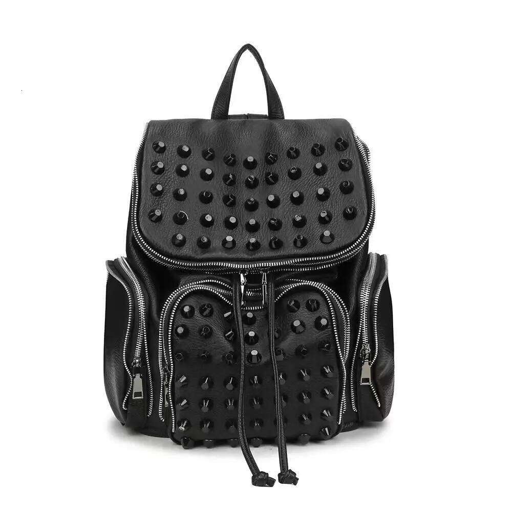 2024 Latest Fashionable Rivet Unique Stylish Backpack For Men*Women