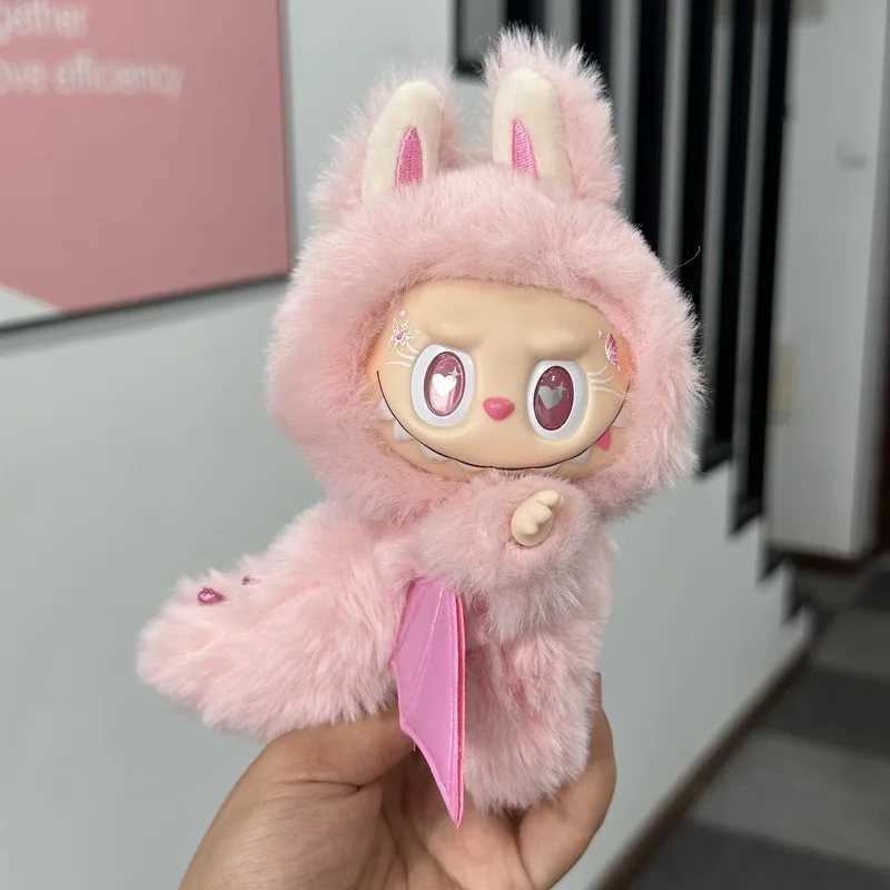 Hot S 17cm Monster Labubu Series Zimo Angel beat Vinyl Creative Doll Toy Cute Pendant Blind Box Kid Festival Gift X250528