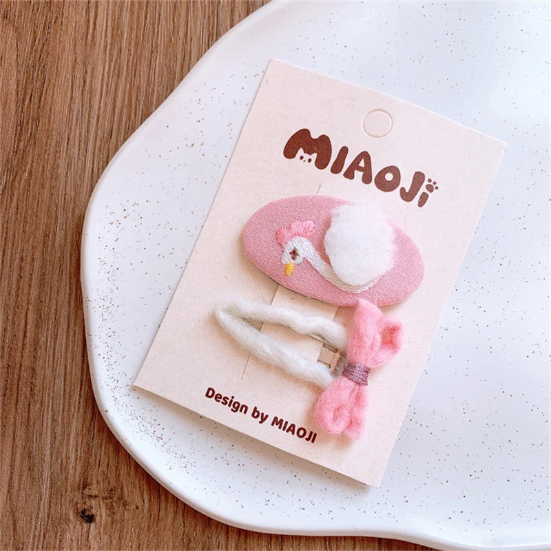 Cute Cartoon Plush Rabbit Princess Hairpins Children Girls Hair Clips Barrettes Accessories Hairclip Headwear Headdress Ornament 250528