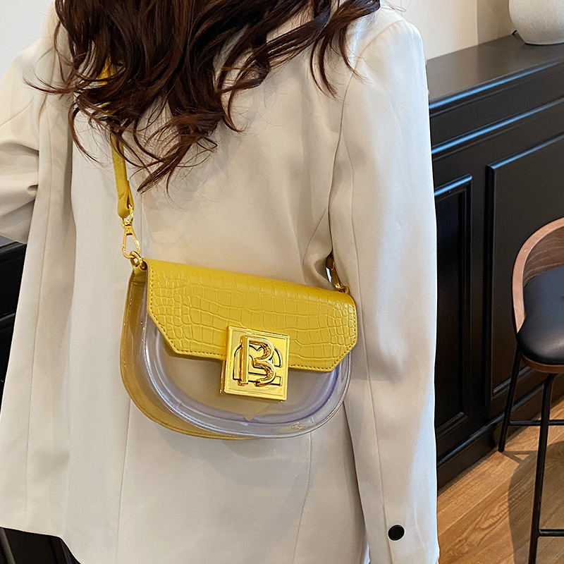 Top Brand High Quality New Style Versatile 2025 New Saddle Bag Jelly Bag Women's Fashion Retro Crossbody Bag High-end Popular Small Bag New Free 