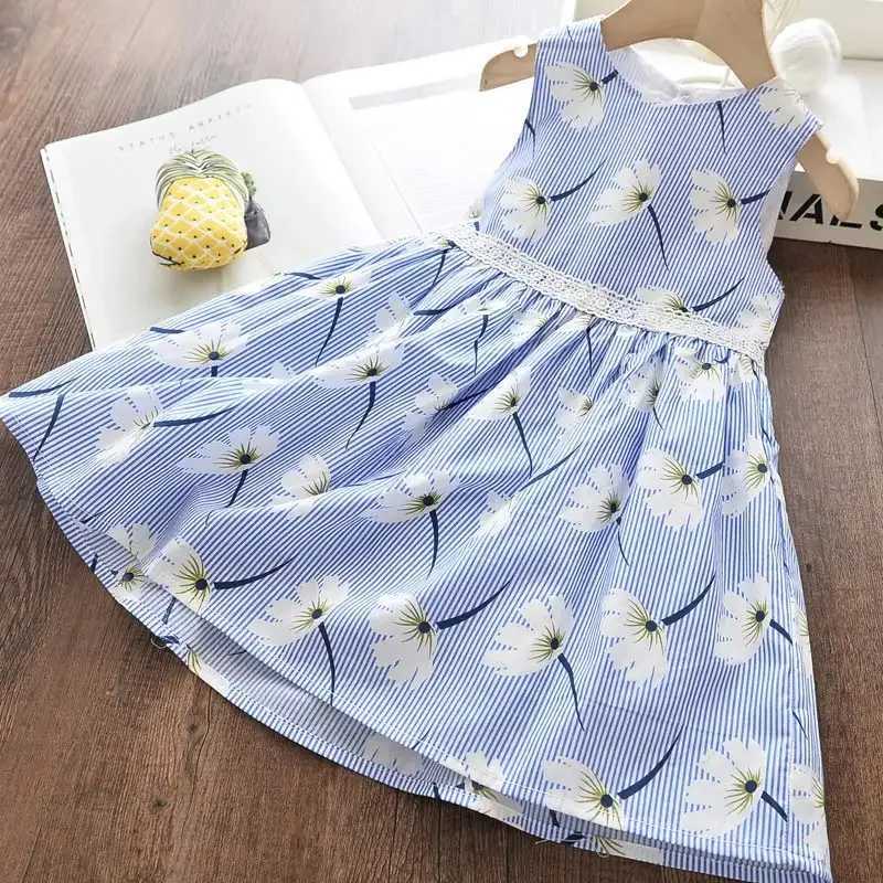 Bear Leader Floral Girls Dress Floral Kids Dresses Girls Princess Dress Children Clothes Girls Dress Casual Wear 3 7Y Vestido X250528