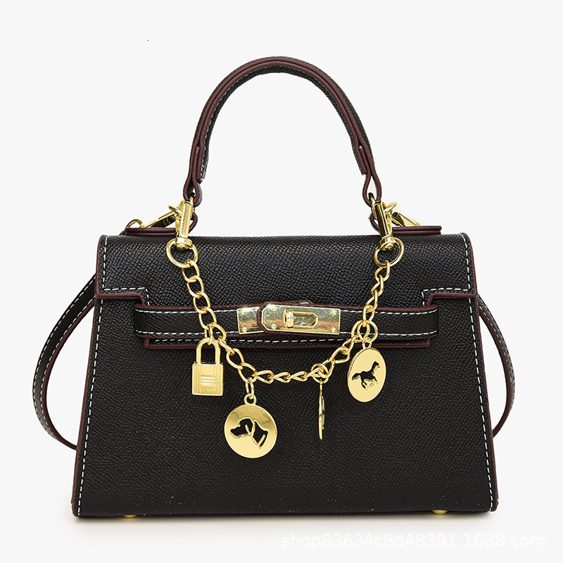 Brand, High-quality Style, Free Delivery, Designer Brand 2025, New Multi-functional Handbag, Lock, Pendant, Single-shoulder Crossbody Bag