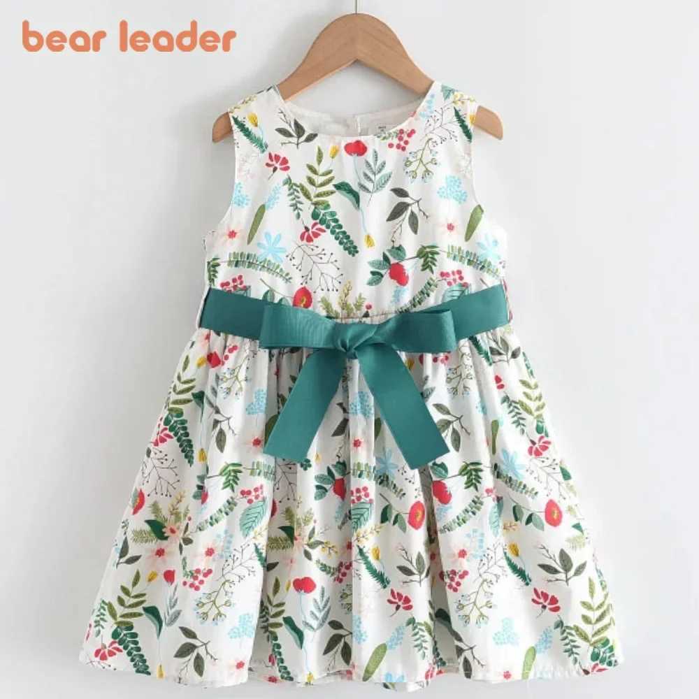 Bear Leader Floral Girls Dress Floral Kids Dresses Girls Princess Dress Children Clothes Girls Dress Casual Wear 3 7Y Vestido X250528
