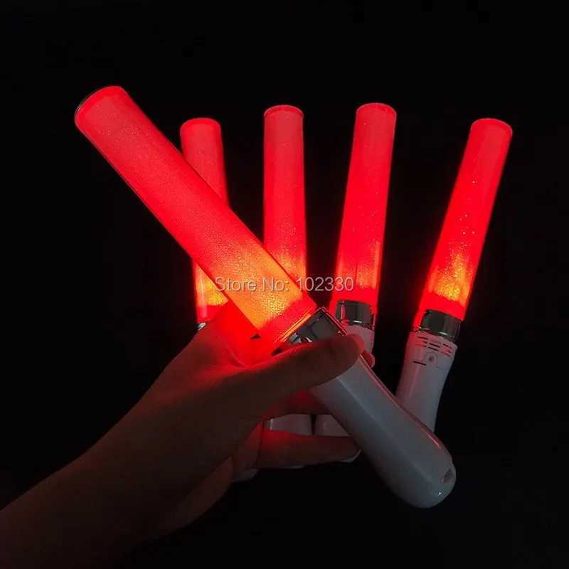 50pcs 25cm High-Brightness LED Concert Penlight 15 colors Magic Party Concert Light Sticks with color change W250528