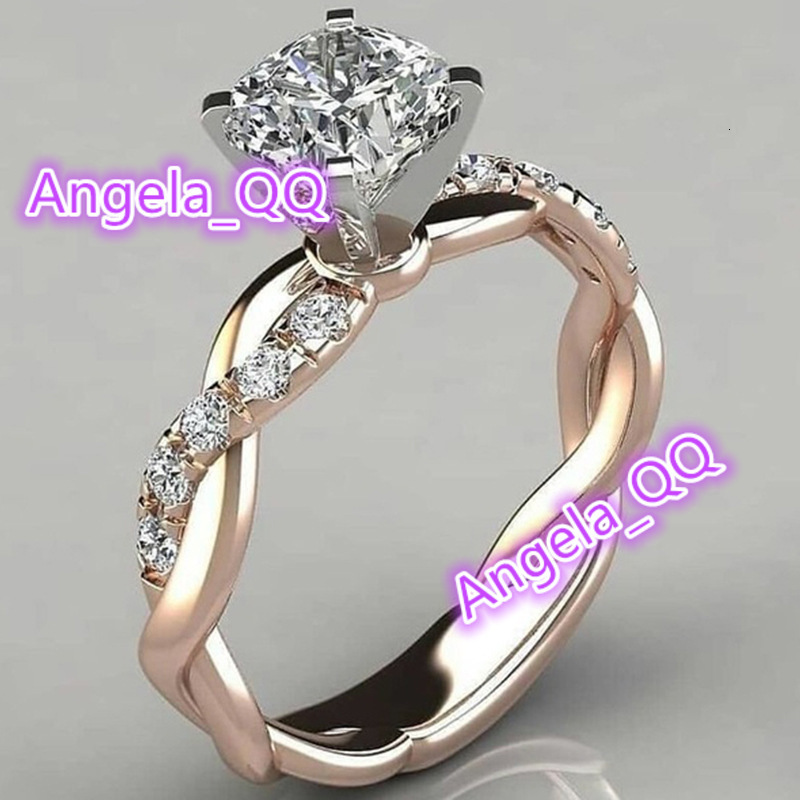 New Arrivals Fashion Luxury 18K Gold Plated Imitation Diamond Rings Women Jewelry Ring Jewellery