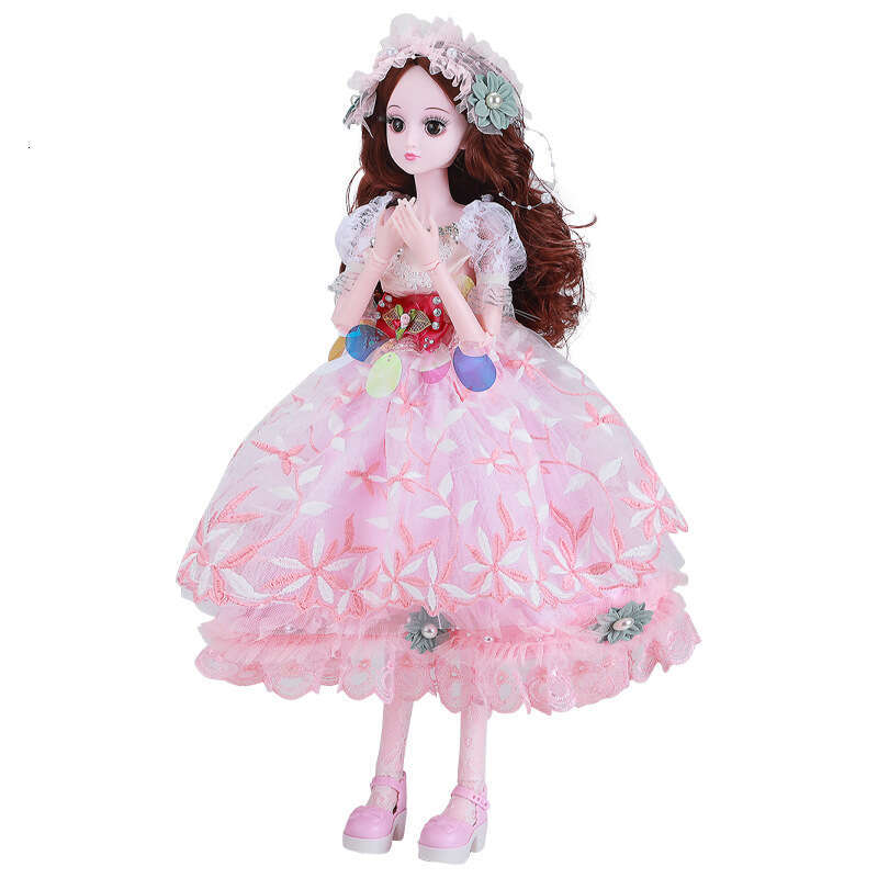 60cm Elsa Extra Doll 2024 New Dress-Up Set Girl Princess Large Children's Toy